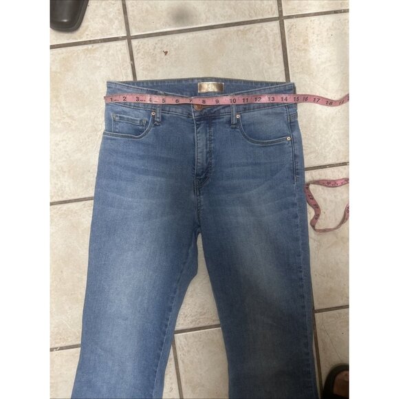 Kut From Kloth ANA HIGH RISE Fab AB Flare Jeans womens 6 GUC! 5 pocket 31L - Picture 7 of 10